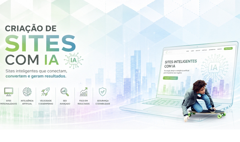 Criação de sites em Curitiba com Inteligência Artificial - WEBX